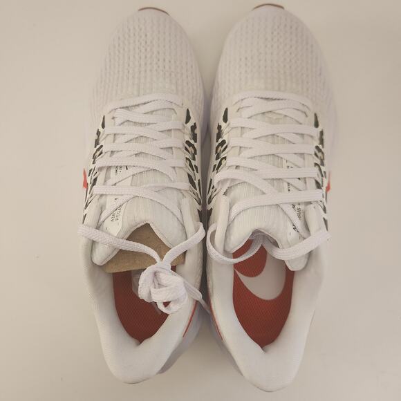 NIKE Women's air zoom Pegasus 39, White Team Orange Platinum Tint, 6 - Picture 6 of 10
